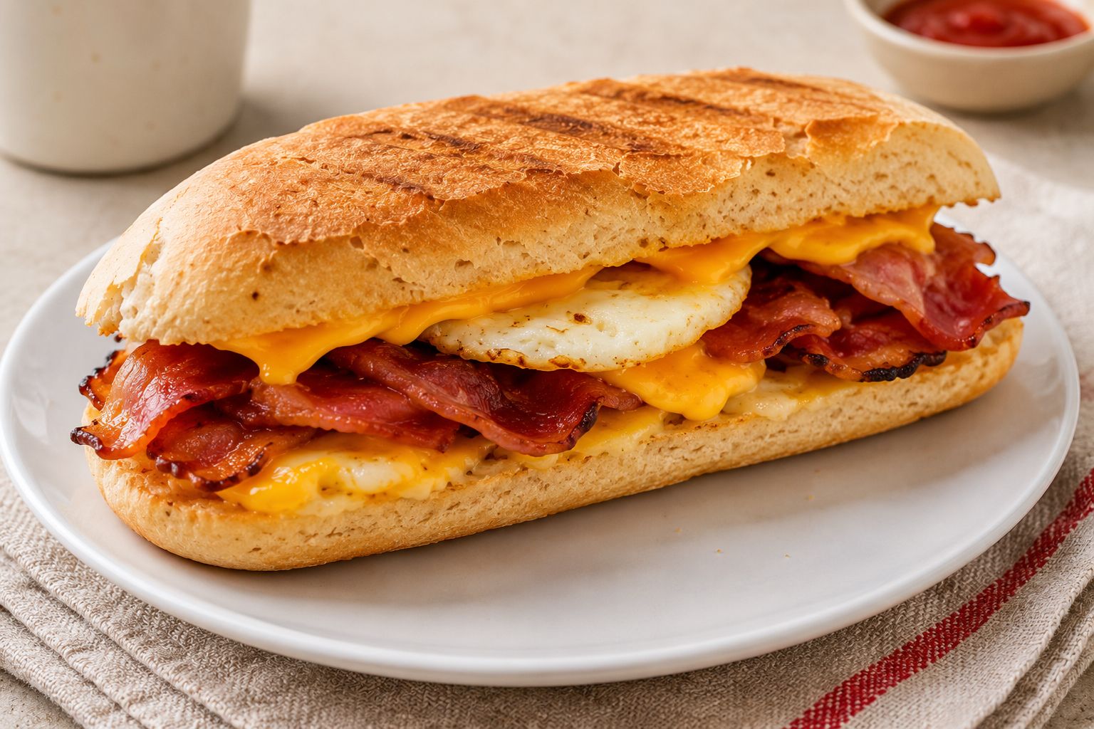Sandwich cu Bacon
