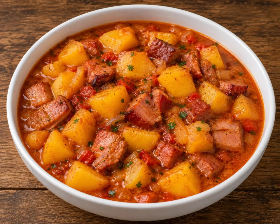 Potato Stew (Smoked Meat)