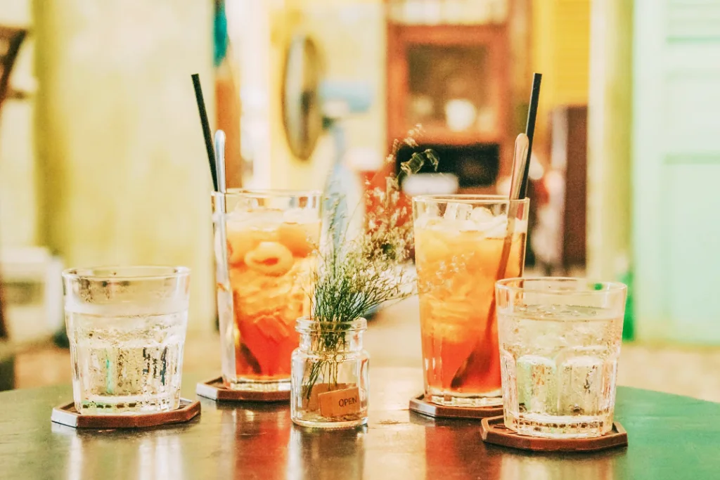 Homemade Berry Compote Drink